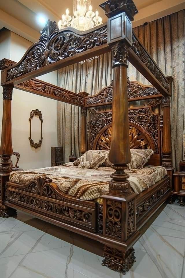 Wooden Bed